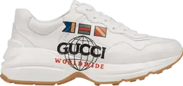 Кроссовки Gucci Wmns Rhyton Worldwide, белый 602047 drw00 9014 | worldwide