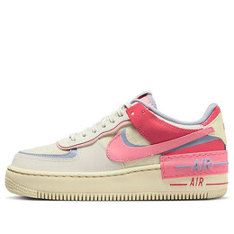 Кроссовки air force 1 low shadow 'coconut milk pink' Nike, мультиколор dv7449-101 | sail/sea coral/indigo haze/coral chalk