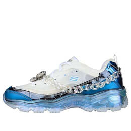 Кроссовки dlites crystal 'floating lady - white blue' Skechers, белый 149745-wbl | white/blue/black