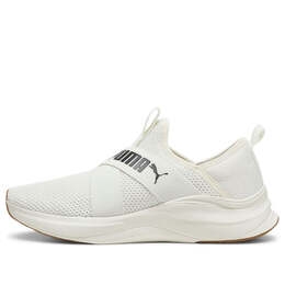 Кроссовки softride harmony slip-on 'warm white' Puma, белый 379606-02 | warm white/black
