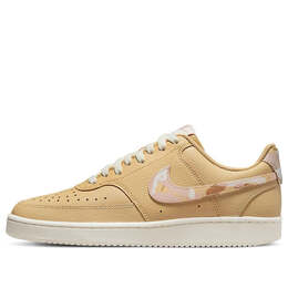 Кроссовки court vision low 'sesame camo' Nike, мультиколор dx3734-200 | sesame/sail/pink oxford/multi-color