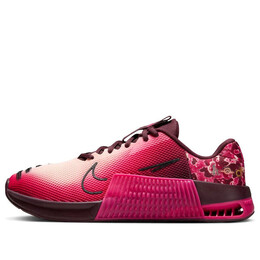 Кроссовки metcon 9 amp 'burgundy crush beetroot' Nike, бургундия dz2539-600 | burgundy crush/dark beetroot/rush pink/black