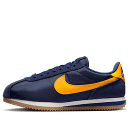 Кроссовки cortez txt 'michigan' Nike, синий dz2795-403 | midnight navy/university gold/blue void