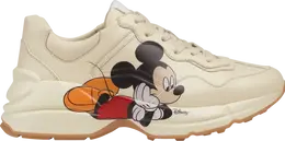Кроссовки Disney x Gucci Wmns Rhyton Mickey Mouse, белый 602049 drw00 9522 | mickey mouse