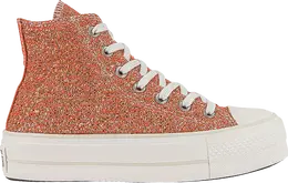 Кроссовки Converse Wmns Chuck Taylor All Star Lift High Metallic Shimmer, оранжевый 570984c | orange
