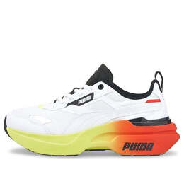 Кроссовки kosmo rider 'gradient - white fizzy yellow' Puma, белый 384041-01 | white/yellow/red
