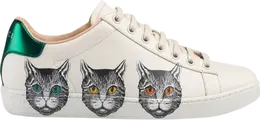 Кроссовки Gucci Wmns Ace Mystic Cat, белый 577147 a38v0 9090 | mystic cat