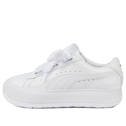 Кроссовки suede mayu heart patent 'white' Puma, белый 385967-01 | white