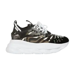 Кроссовки Versace Chain Reaction, черный dsu7071e-d4tzg dnw | black
