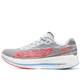 Кроссовки go run razor 4 'grey red' Skechers, серый 172075-gybl | grey/red/blue