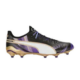 Кроссовки Silni x King Ultimate FG AG Puma, черный 107317 01 | black/gold/team violet
