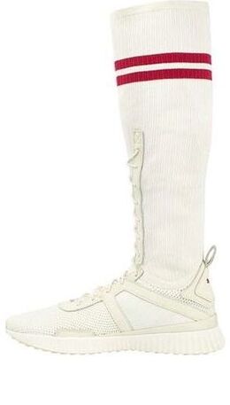 Кроссовки fenty by rihanna trainer high knee off white Puma, белый 190937-03 | white/red