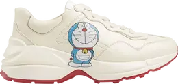 Кроссовки Doraemon x Gucci Wmns Rhyton Ivory, слоновая кость 655037 drw00 9522 | ivory