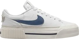 Nike Кроссовки Wmns Court Legacy Lift 'White Diffused Blue', белый dm7590 104 | white