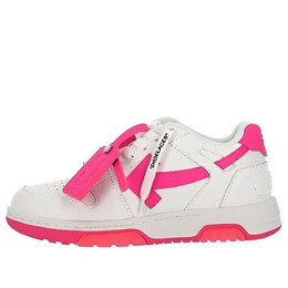 Кроссовки out of office calf leather sneaker 'white red' Off-White, белый owia259s23lea0010132 | white/red