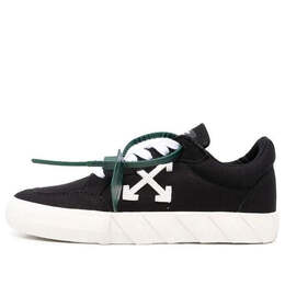 Кроссовки vulc low canvas sneaker 'black white orange' Off-White, черный owia272c99fab0021001 | black/white/orange