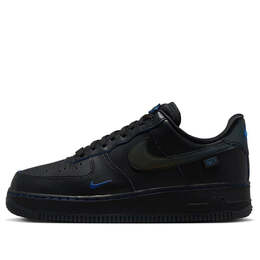 Кроссовки air force 1 low '07 lx 'worldwide pack - black game royal' Nike, черный fb1840-001 | black