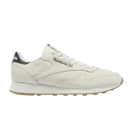 Кроссовки Classic Leather Reebok, кремовый hp9159 | alabaster/soft ecru/core black