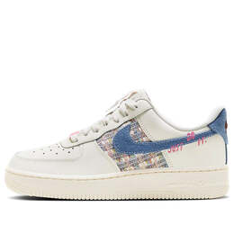 Кроссовки air force 1 low 'just do it denim boucl' Nike, мультиколор fj7740-141 | sail/bl whisper-pl ivry-pnkscl