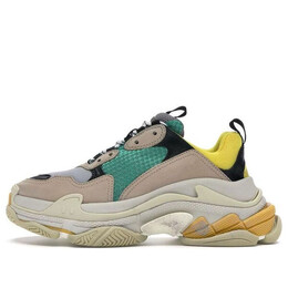 Кроссовки triple s sneakers 'curry' Balenciaga, белый 524039w09o27070 | beige.white/yellow/black/green