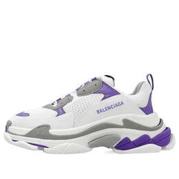 Кроссовки triple s 'white purple' Balenciaga, белый 524039w2fw59551 | white/purple/grey