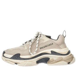 Кроссовки triple s trainer 'beige black' Balenciaga, коричневый 524039w09o69787 | brown