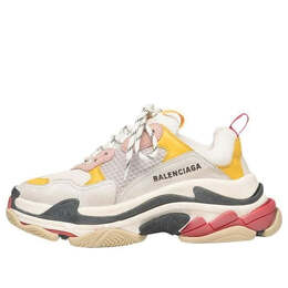Кроссовки triple s trainer 'pink black' Balenciaga, белый 524038w09o59035 | white/pink