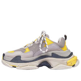 Кроссовки triple s trainer 'yellow grey' Balenciaga, серый 524039w09oh7074 | grey/yellow