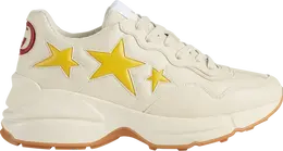 Кроссовки Gucci Wmns Rhyton Stars, белый 660938 2sh10 9560 | stars