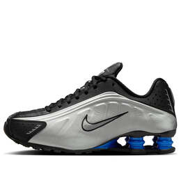 Кроссовки shox r4 'metallic silver black racer blue' Nike, серебряный ar3565-006 | metallic silver/black/racer blue