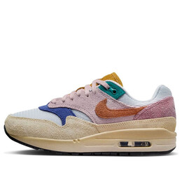 Кроссовки air max 1 'tan lines' Nike, мультиколор fn7200-224 | grain/burnt sunrise/plum fog/violet dust/deep royal blue