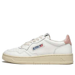 Кроссовки medalist leather low 'white pink' Autry, белый aulw-ll16 | white/pink