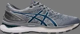 Кроссовки gel nimbus 22 knit 'piedmont grey' Asics, серый 1011a794 020 | grey