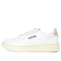 Кроссовки medalist leather low 'white pink' Autry, белый aulm-ll16 | white/pink