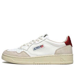 Кроссовки medalist low 'white red suede' Autry, белый aulw-ls43 | white/red/suede