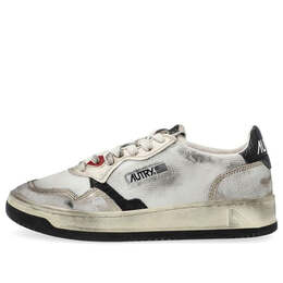 Кроссовки low super vintage mesh sneakers 'white black' Autry, белый avlw-ms09 | white/black