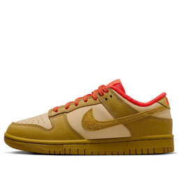Кроссовки dunk low 'bronzine picante red' Nike, мультиколор fq8897-252 | sesame/bronzine/picante red