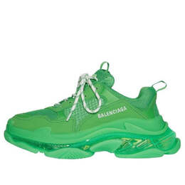 Кроссовки triple s 'clear sole - green' Balenciaga, зеленый 544351w2ga13510 | green/white