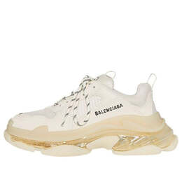 Кроссовки triple s sneaker 'clear sole - eggshell' Balenciaga, бежевый 544351w2ga19100 | cream
