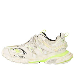 Кроссовки track sneaker 'white fluo yellow' Balenciaga, белый 542436w1gc39070 | white/green