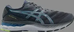 Кроссовки gel nimbus 23 4e wide 'carrier grey digital aqua' Asics, серый 1011b005 020 | grey