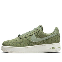 Кроссовки air force 1 '07 premium 'safari oil green' Nike, мультиколор fv6519-200 | sail/honeydew/oil green/treeline