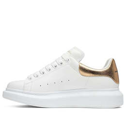 Кроссовки oversized sneaker 'white light gold' Alexander McQueen, белый 553770whfbu9075 | white/light gold