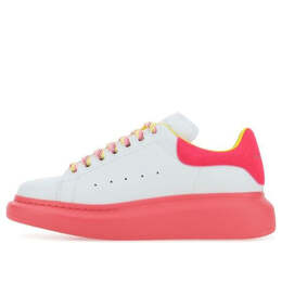Кроссовки oversized sneakers 'white pink yellow' Alexander McQueen, белый 553770wib9n9555 | white/pink/yellow