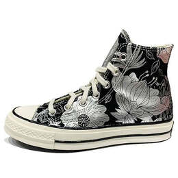 Кроссовки chuck 70 high 'vintage floral - black silver' Converse, черный 569236c | black