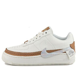 Кроссовки air force 1 af1 jester xx qs yh 18 'sail' Nike, мультиколор av3514-100 | sail/metallic silver-vachetta tan
