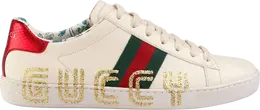 Кроссовки Gucci Wmns Ace Low Guccy Print, кремовый 525268 0g2d0 9072 | guccy print