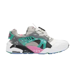 Кроссовки Graphers Rock x Disc Blaze Puma, белый 361378 01 | white/green/pink