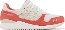 Кроссовки gel lyte 3 og 'white smoke grey' Asics, красный 1201a482 102 | red