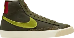 Кроссовки Nike Wmns Blazer Mid '77 'Olive Snakeskin', зеленый cz0462 200 | green